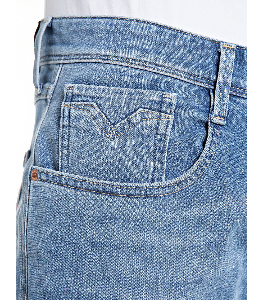 スリムフィットANBASS Touch denim 詳細画像 ブルー 7